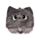 Hoodeazzz Beans & Co Pepper the Cat Katt Plysch Minneskum Resekudde & Huva