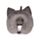 Hoodeazzz Beans & Co Pepper the Cat Katt Plysch Minneskum Resekudde & Huva