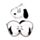 Relaxeazzz Peanuts Snobben Snoopy Plysch Resekudde & Ögonmask