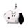 Relaxeazzz Peanuts Snobben Snoopy Plysch Resekudde & Ögonmask