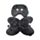 Relaxeazzz Game Over Spelkontroll Formad Plysch Resekudde & Ögonmask