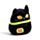 Squidglys Spooky Svart Katt Plysch Leksak
