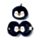 Relaxeazzz Adoramals Nico the Penguin Pingvin Plysch Resekudde & Ögonmask
