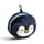 Relaxeazzz Adoramals Nico the Penguin Pingvin Plysch Resekudde & Ögonmask