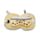 Relaxeazzz Foodiemals Bubbelte Formad Plysch Resekudde & Ögonmask
