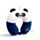 Relaxeazzz Adoramals Panda Plysch Minneskum Resekudde
