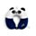 Relaxeazzz Adoramals Panda Plysch Minneskum Resekudde