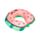 Relaxeazzz Foodiemals Lana the Watermelon Vattenmelon Plysch Minneskum Resekudde
