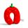 Relaxeazzz Foodiemals Ellie the Strawberry Jordgubbe Plysch Minneskum Resekudde för Barn