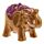 Liten Tur Elefant med Metalliskt Glitter