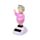 Drottning Elizabeth Solcellsfigur