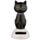 Svart Katt Solcellsfigur