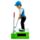 Golfspelare Solcellsfigur
