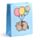 Pusheen the Cat Ballonger Presentpåse Stor