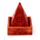 Mangoträ Pyramid Rökelsehållare & Låda för Rökelsekoner med Blommönster