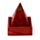 Mangoträ Pyramid Rökelsehållare & Låda för Koner med Buddha & Nätmönster