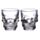 2-Pack Skulls & Roses Dödskalle Shotglas (60ml)