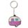 Home is Where You Park It Husvagn PVC Nyckelfodral Nyckelring