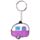 Home is Where You Park It Husvagn PVC Nyckelfodral Nyckelring