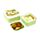 3-Pack Lunchlådor M/L/XL - Tropical Frogs Groda