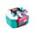 Hatsune Miku Clip Lock Staplad Bento Lunchlåda med Bestick