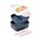 Pusheen the Cat Katt Sushi Club Clip Lock Staplad Bento Lunchlåda med Bestick