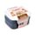 Pusheen the Cat Katt Sushi Club Clip Lock Staplad Bento Lunchlåda med Bestick