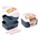 Pusheen the Cat Katt Sushi Club Clip Lock Staplad Bento Lunchlåda med Bestick
