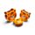 Adoramals Tiger Formad Lunchlåda 3-Pack
