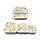 3-Pack Lunchlådor S/M/L Jan Pashley Wings & Wildflowers