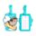 Pusheen the Cat Katt Summer Surfer PVC Bagagelapp