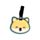Adoramals Shuggs the Shiba Inu PVC Bagagelapp