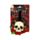 Skulls & Roses Dödskalle PVC Bagagelapp