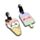 Foodiemals Glass & Isglass PVC Bagagelapp 2-Pack