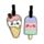 Foodiemals Glass & Isglass PVC Bagagelapp 2-Pack