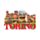 3D Tryckt Kustsouvenir Magnet Torino Borgo Medievale