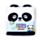 Adoramals Panda Plysch Fluffies Anteckningsbok