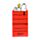 Peanuts Snobben Snoopy & Woodstock Flip Open Format Anteckningsblock