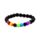 Chakra Lavastenpärla & Ädelsten Armband