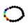 Chakra Lavastenpärla & Ädelsten Armband