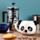 Adoramals Pandaformad Keramikmugg
