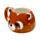 Adoramals Röd Panda Formad Keramikmugg