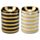 Eden Metallic Guldrand Mini Aromalampa i Keramik