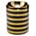 Eden Metallic Guldrand Mini Aromalampa i Keramik