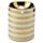 Eden Metallic Guldrand Mini Aromalampa i Keramik