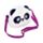Susu the Panda Adoramals Crossbody Plysch Axelväska