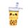 Foodiemals Boba the Bubble Tea Pop Up Pennfodral i Tyg