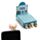 Adoramals Axolotl, Sengångare, Capybara & Katt Självhäftande 3D PVC Telefonberlock