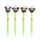 4-Pack Suddbara Bläckpennor med Kawaii Söt Shaun the Sheep Topper