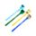 4-Pack Suddbara Bläckpennor med Minecraft Minecraft Chibi Stil Silikontopp